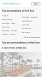 Mobile Screenshot of hotelsredsea.com